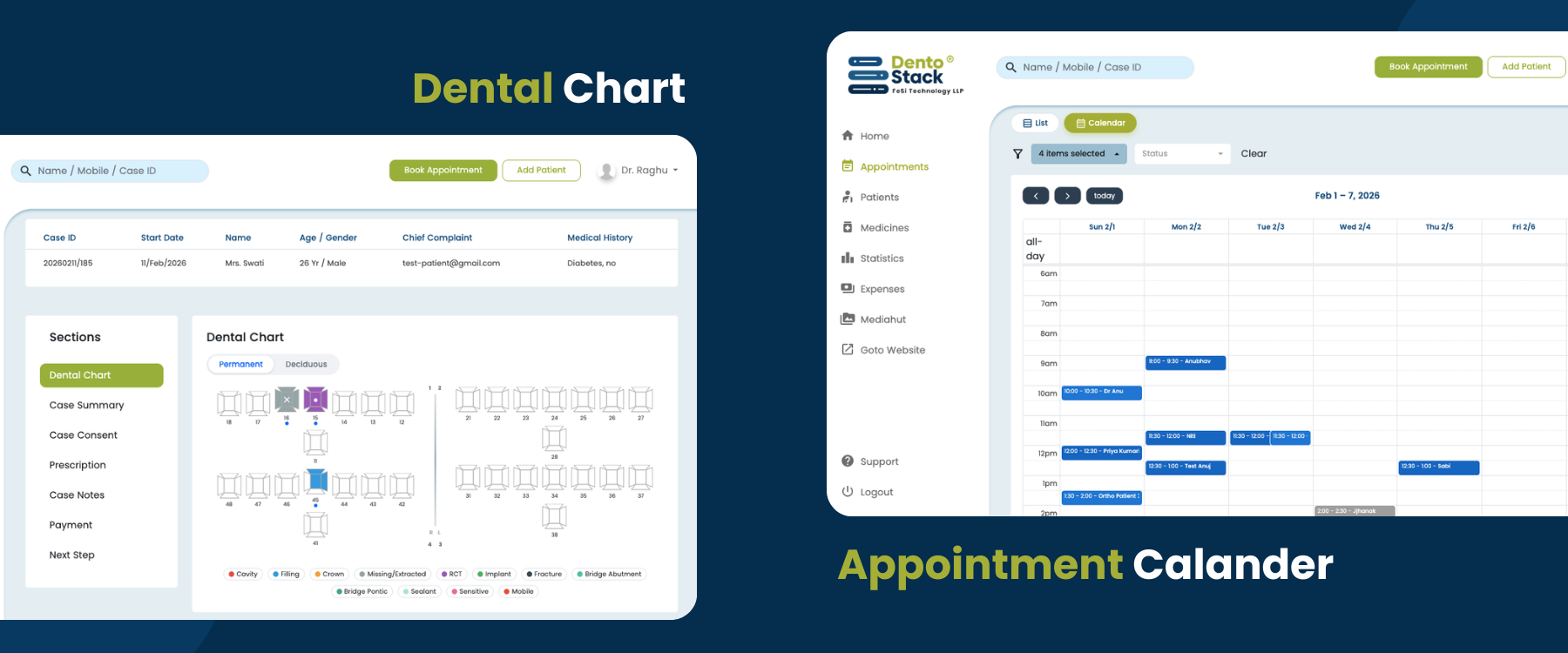 Dentostack 2026 March Update: Smarter Dental Charting and Appointment Management