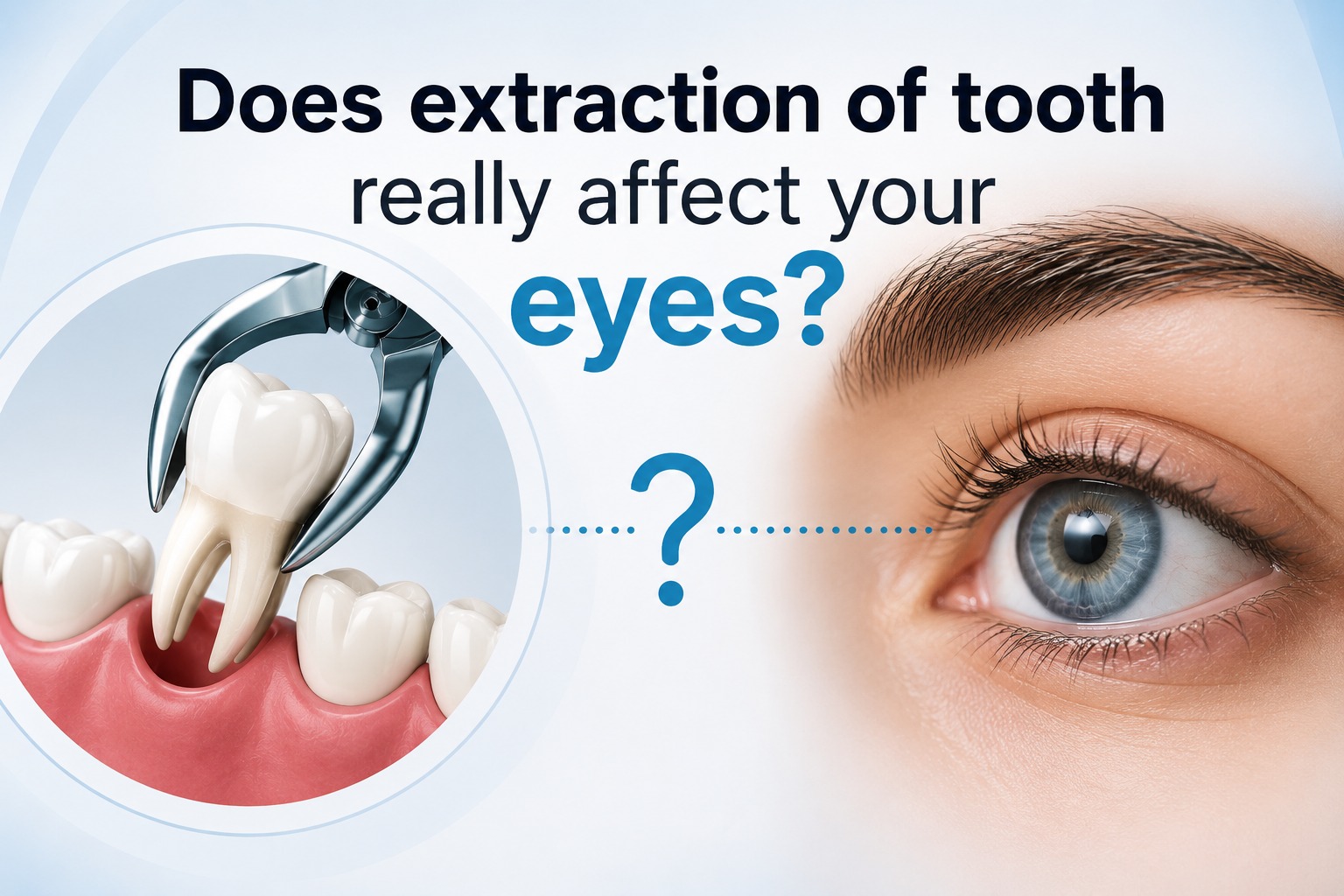 Does Extraction of Tooth Really Affect Your Eyes?